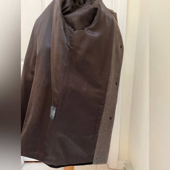 Fen-Nelli wool blend coat in two tone brown ladies 5/6 - Picture 6 of 7